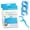 50 Count (Pack of 2), variant on Dental Floss Picks for Adults with Brush Picks, Mint Flavor, 100 Count, 2 Travel Cases, Tooth Picks flossers for Adults that Glide on Tight Teeth for Sensitive Gums, Floss Picks for Teeth, Easy Grip
