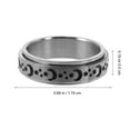 thumbnail image 2 of Shisuyan Titanium Steel Round Ring 1Pack 0.68x0.68in, 2 of 8