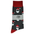 thumbnail image 5 of Men's Christmas Socks Santa Claus & Christmas Trees Socks Size 10-13 (2-Pairs), 5 of 5