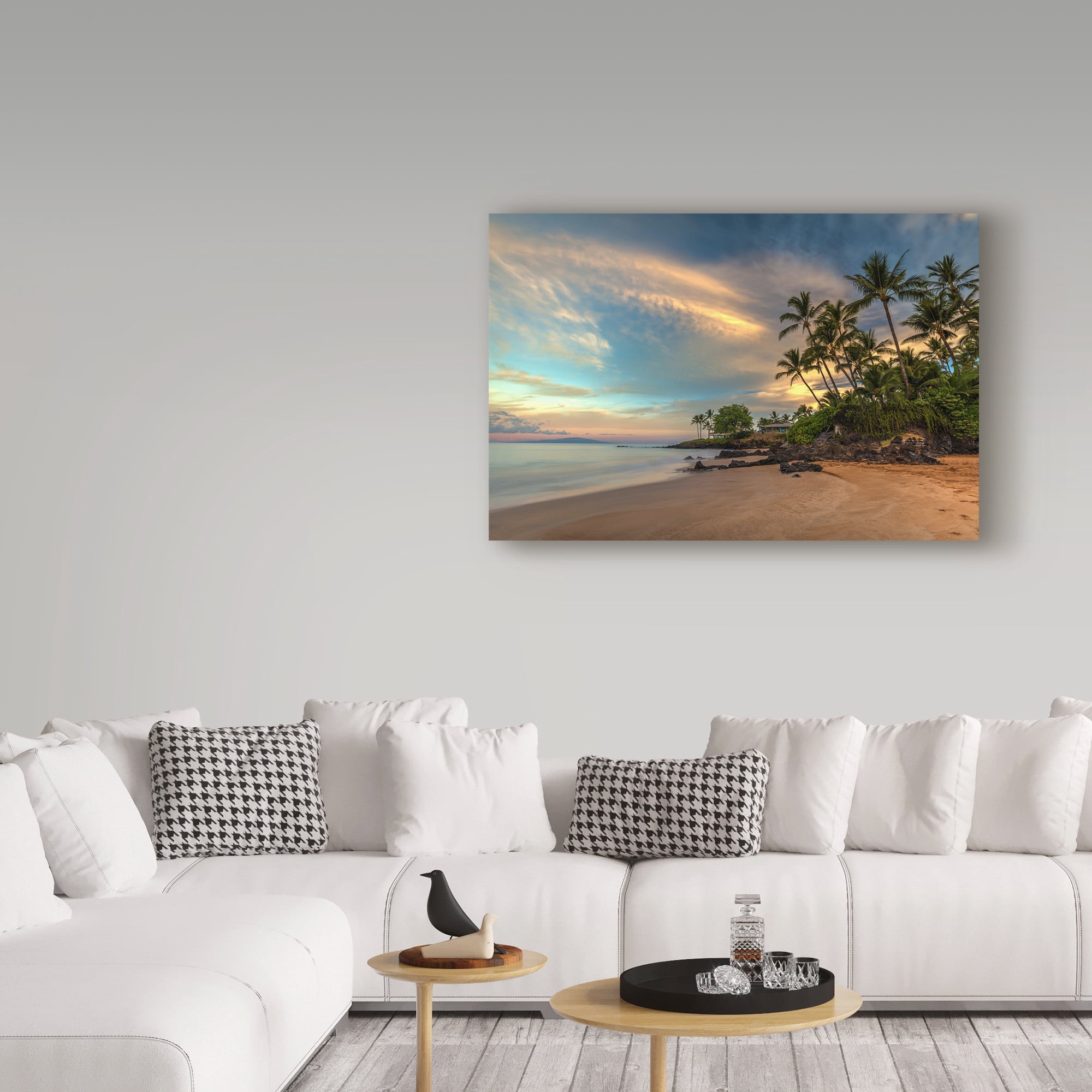 Trademark Fine Art 'Poolenalena Beach Sunrise' Canvas Art by Pierre Leclerc