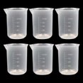 thumbnail image 1 of TUMALL - Vaso medidor pequeño de 25-500 ml, transparente, para cocina, de plástico, C2W0-150 ml, 1 of 8