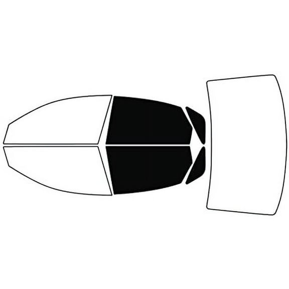 Rvinyl Window Tint Kit Compatible with Audi A8 2004-2010 - Back Precut Kit - 5%