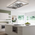 thumbnail image 3 of Black Marble Magnetic Fluorescent Light Covers for Ceiling Lights 2x4Ft, Retro Chic Abstract Mottled Texture Art Office Classroom Kitchen Drop Ceiling Light Covers Lighting Filters Shade Panel 2Packs, 3 of 9