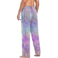 thumbnail image 6 of GZHJMY Iridescent Men's Pajama Pants, Soft and Comfortable Lounge Sleep Bottoms with Pockets, Men's Sleepwear with Custom Print, XX-Large, 6 of 7