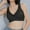 Black #02, variant on Nmnitkp Sports Bras for Women No Underwire Wireless Comfort Lift Push Up Bralettes for Women with Support and Bra Extender Bra & Soft and Skin Friendly Oversize Bras