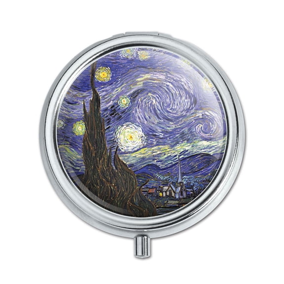 Starry Night Vincent Van Gogh Pill Box