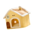 thumbnail image 3 of Casa para Gatos con Función de Autorregulación Térmica Y Cojín Suave Desmontable Diseño de Cueva para Jugar Refugio para Gatos Y Mascotas Pequeñas Ade L para mascota de 75 kg, 3 of 10