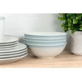thumbnail image 5 of 10 Strawberry Street Simply Coupe 16-Piece Ceramic Dinnerware Set, Sky Blue, 5 of 9