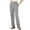 Gray, variant on IDALL Sweatpants Women Lounge Pants Women Women's Pockets Elastic Waist Straight Solid Color Casual Pants Pants Joggers for Women Baggy Pants Gray 3XL