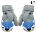 thumbnail image 4 of Kids Knit Mittens Fox Winter Mittens Warm Mittens with Lanyard for Christmas, 4 of 10