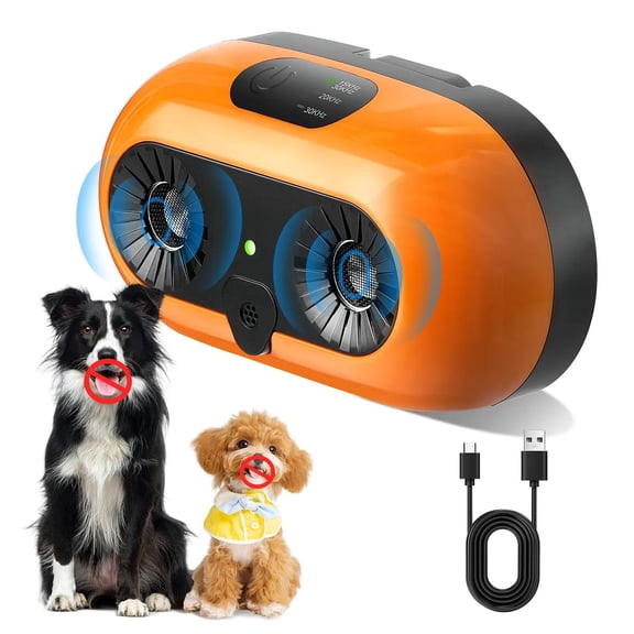 Anti Barking Device for Dogs, Rechargeable Bark Deterrent Device with 3 Modes IP45 Weatherproof