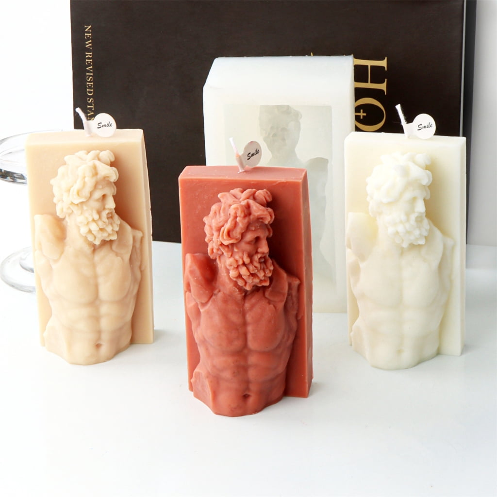 BQBQERT Laocoon Statue Mold for Gypsum Ornaments Home Decorations, Laocoon Sculpture Resin Mold