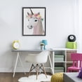 thumbnail image 3 of Stupell Industries Bohemian Flower Crown Unicorn Black Floating Frame Canvas Art, 17 x 21, by The Prints Vibe, 3 of 8