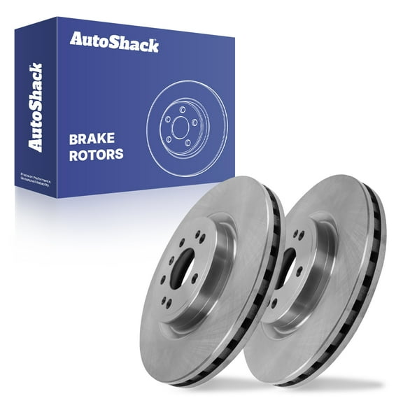 AutoShack 12.99" (330 mm) Front Vented Brake Rotors | Replacement for 2012-2015 Mercedes-Benz ML350 2016-2018 Mercedes-Benz GLE350 | 2-PC Set