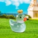 thumbnail image 4 of Xihbxyly Patito Luminoso, Miniadornos de Resina, Colores Brillantes, Detalles Realistas, Perfecto para Decorar Plantas, Manualidades, Decoración de Fiestas, Tamaño 2 X 1,7 Cm., 4 of 5