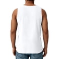 thumbnail image 3 of Men's Sleeveless Linen Tank Top Casual Loose Fit Lightweight Round Neck Soft Breathable Comfortable Basic Undershirt,L, 3 of 3
