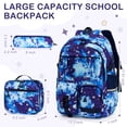 thumbnail image 2 of AoDai Three-piece schoolbag set for teenagers, middle school student backpack, lightweight and durable, casual outdoor backpack, 2 of 8