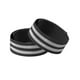 thumbnail image 4 of Naiovety 2X bandas reflectantes brazo cinturón brazalete led elástico ajustable seguridad noche correr ciclismo pesca negro 5CM, 4 of 6