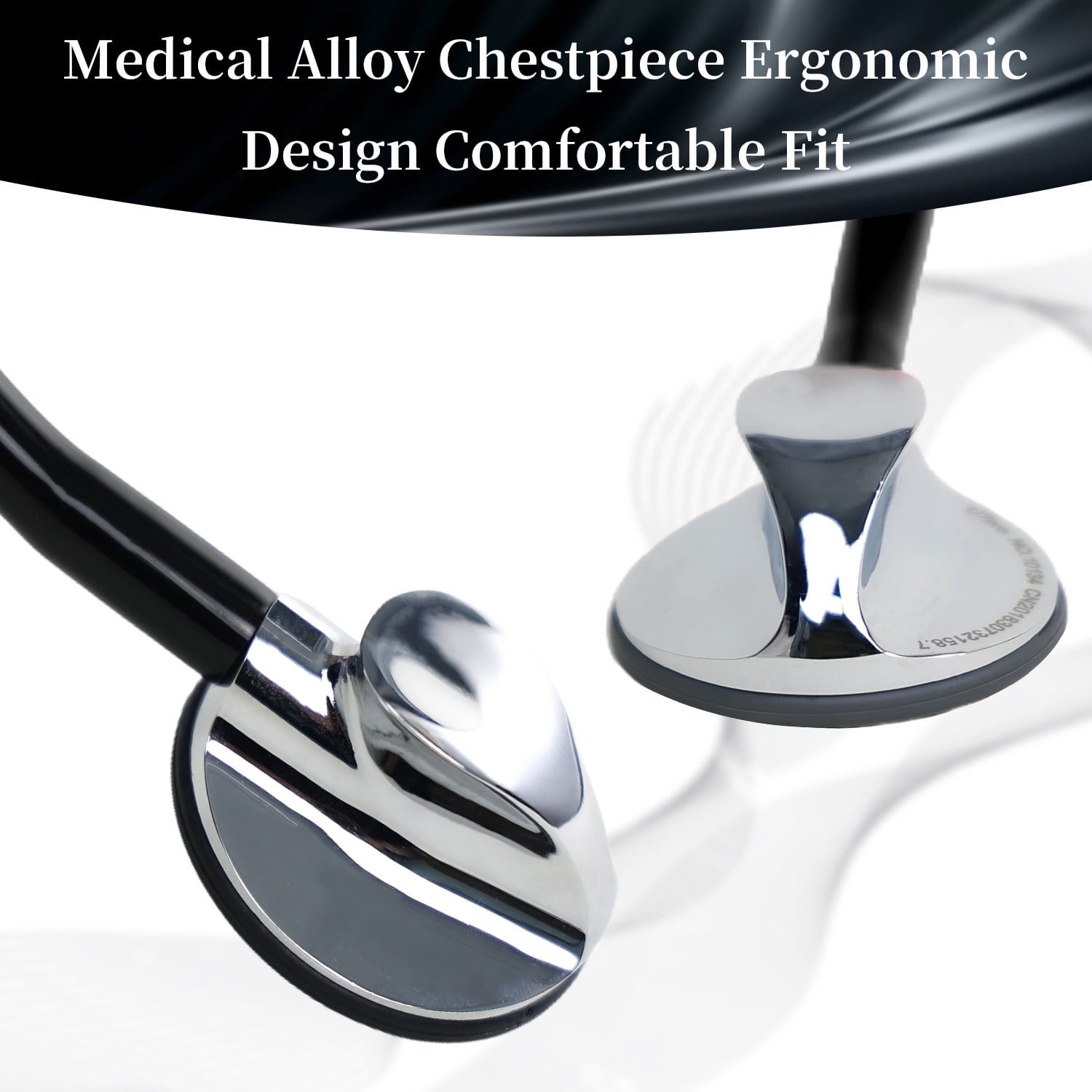 MaiWieel Professional Master Stethoscope Single Head Stethoscopes For Nurse,Doctor,Home Medical,Silver Chestpiece