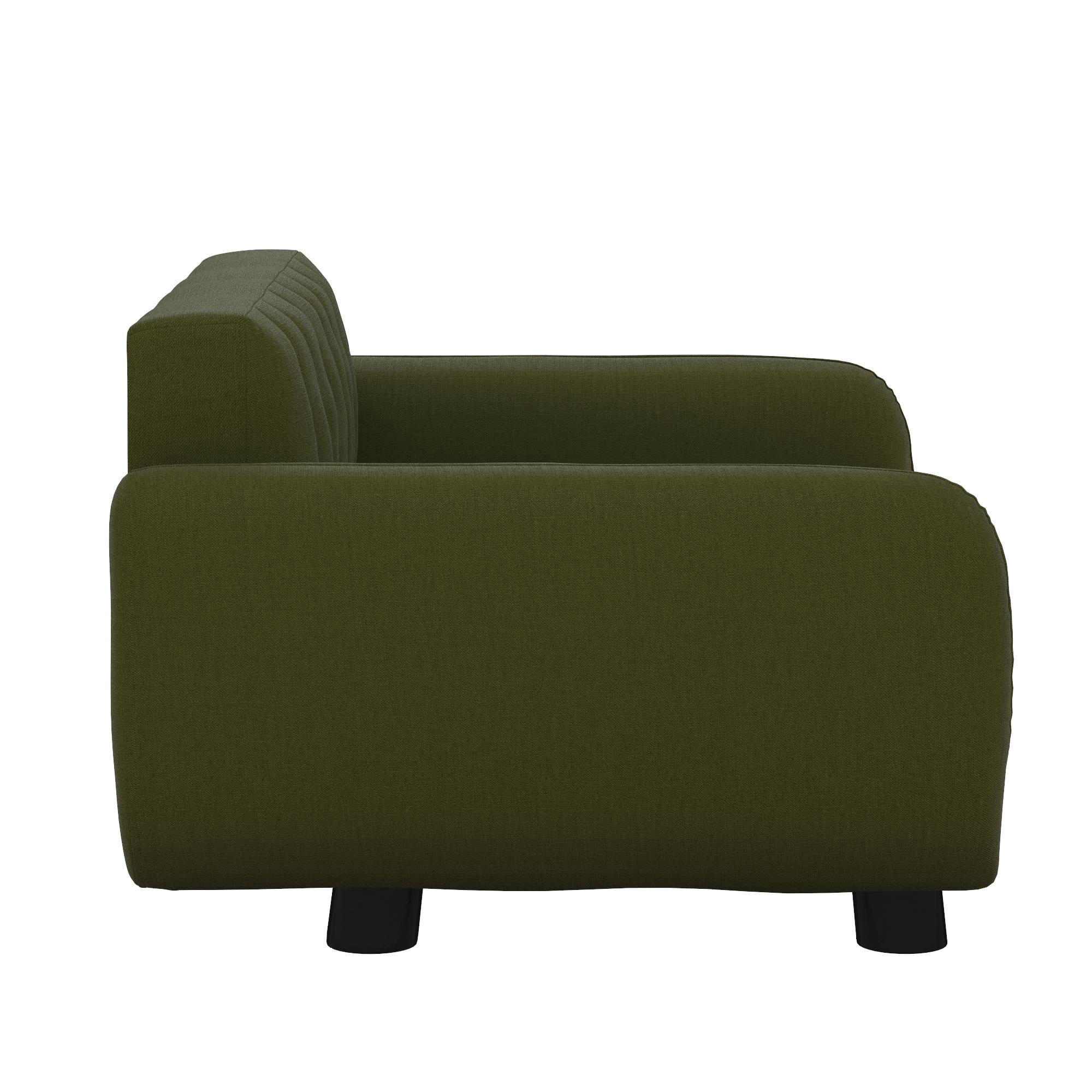 Novogratz Brittany Pet Sofa, Small/Medium Pet Bed, Green Linen