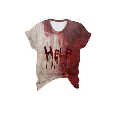 

MQLKF Boys And Girls Fashion Casual Printed Round Neck Short Sleeve T Shirt Top Beautiful Comfortable Girls T Shirts