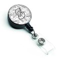 thumbnail image 1 of Carolines Treasures CJ2007-SBR Letter S Musical Note Letters Retractable Badge Reel, 1 of 2