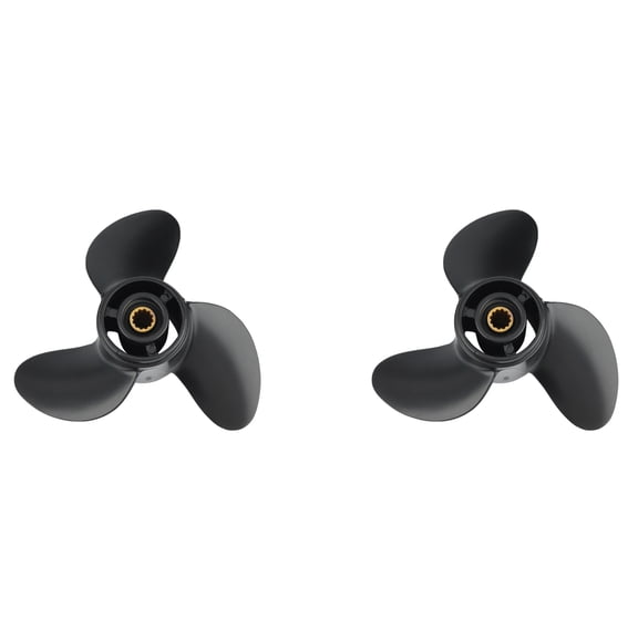 2X Outboard Propeller for Mercury Mariner 4Hp 5Hp 6Hp 7.8X9 Boat Screw 3 Blade 12 Spline Marine Engine Part