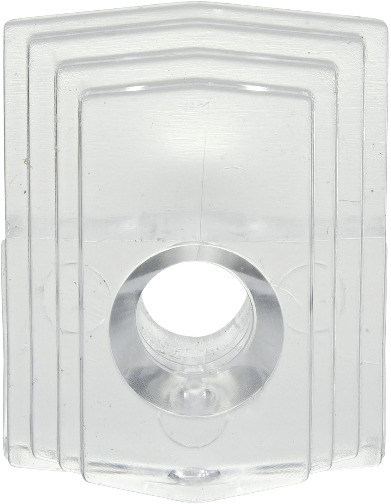 (3 pack) Ook Mirror Holders for 1/4" Depth, 20 lbs, Acrylic, Clear, Clear, 8 pack