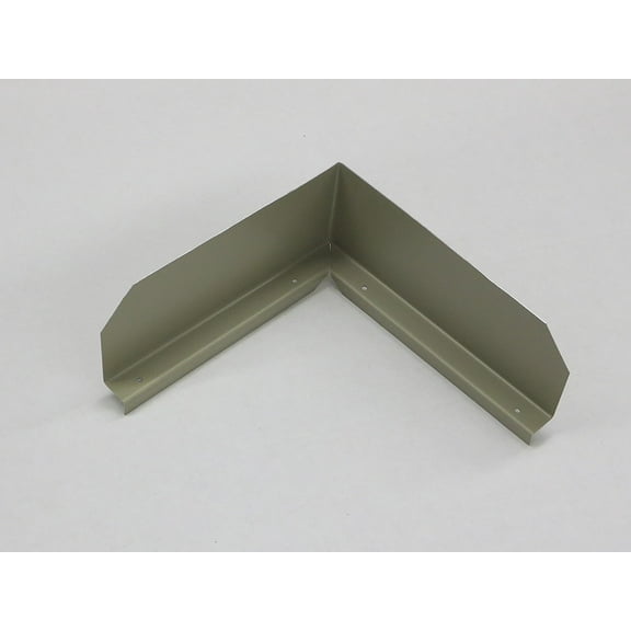 Bent (Inside Corner) Gutter Valley Splash Guards - 3 ct Bronze