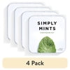 (4 pack) Simply Mints Peppermint Natural Mints 30g