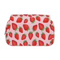 thumbnail image 2 of Disketp Strawberries Estuche de Lápices de Doble Capa con Tapa Abatible y Cremallera, Organizador Escolar para Adolescentes y Adultos, 2 of 7