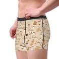 thumbnail image 2 of Balery Coffee Time Calzoncillos bóxer para hombre, ropa interior de algodón suave y transpirable con cinturilla de nailon-X-Large, 2 of 5