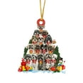 thumbnail image 1 of Para Árbol De Navidad, Colgante De Madera Para Perro De Navidad, Regalo De Decoración De Navidad Para Amigos Y Familiares Eigraketly HA042667-05, 1 of 6