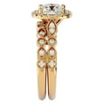 thumbnail image 4 of SuperJeweler 2 Carat Halo Diamond Bridal Set In 14 Karat Yellow Gold For Women, 4 of 6