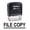 Black, variant on Printtoo Self Inking Rubber Stamp Office Stationary FILE COPY Custom Stamp-Black
