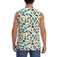 thumbnail image 4 of Fotbe Fathers day Men's Camiseta sin Mangas Estampada para Hombres, Playera Casual para Gimnasio, Entrenamiento, Playa-Medium, 4 of 7