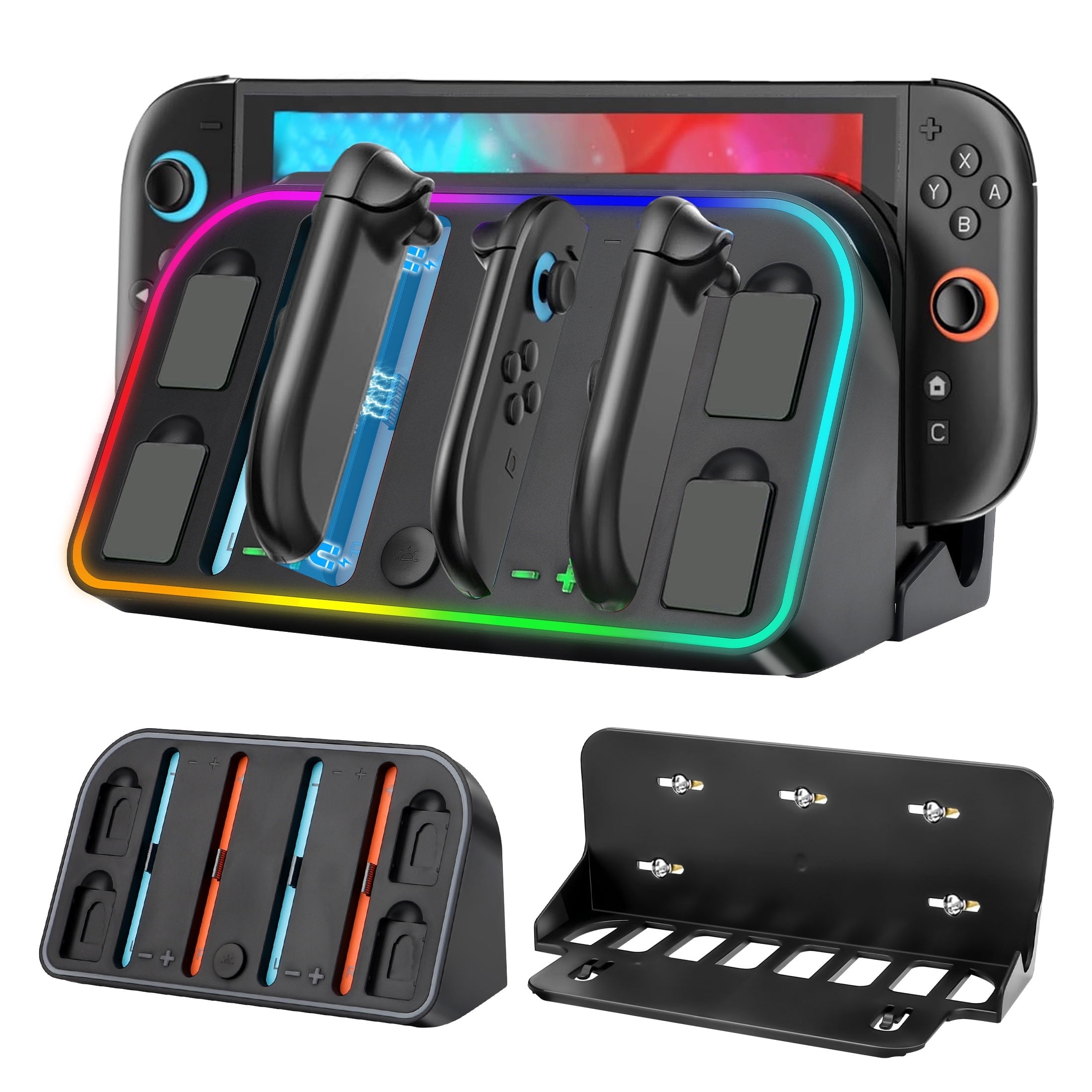 SPORTLINK Wall Mount for Nintendo Switch and Switch OLED, 6 Game
