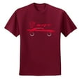 thumbnail image 2 of Wild Bobby, SRT Silhouette Street Racing Viper, Cars and Trucks, Men Graphic Tee, Maroon, 4X-Large, 2 of 4
