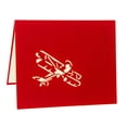 thumbnail image 4 of VERDANVERSE 1Set Airplane Pop Up Card Red Creative Greeting for Classmates Graduation, 4 of 8