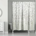 thumbnail image 2 of Creative Products Gray Tree Line 71x74 Shower Curtain, 2 of 2