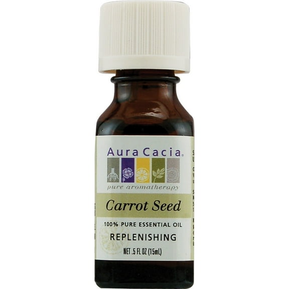 Aura Cacia 100% Pure Essential Oil Carrot Seed -- 0.5 fl oz