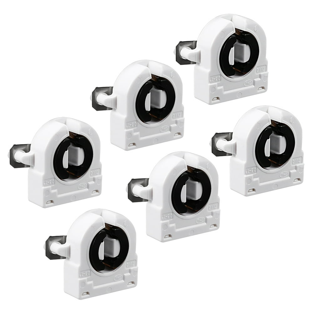 6 Pcs 2A T8 Socket G13 Base Fluorescent Lamp Holder Light Accessory