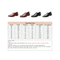 thumbnail image 2 of Fangasis Men Dress Shoes Glossy Oxfords Wingtips Brogues Work Fashion Leather Shoe Brown 12, 2 of 7