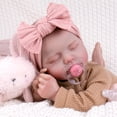 thumbnail image 3 of Muñeca Reborn Aori Niña 51 cm Realista con Peso y Ropa, 3 of 8