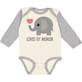 thumbnail image 3 of Inktastic Loved by Memaw Grandchild Boys or Girls Long Sleeve Baby Bodysuit, 3 of 5