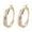 Gold 2Pcs, variant on 2Pcs Elegant Cubic Zirconia Hoop Earrings for Women - Sparkling Dainty Pierced Jewelry, Valentine’s Day Gift for Her, Girlfriend, Wife