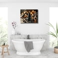 thumbnail image 4 of HFDF Zen Wall Art Spa Stone Pictures Canvas Wall Decor Yoga Painting Meditation Peaceful Home Modern Artwork Decorations for Bathroom Bedroom Living Room Office 16x12inch Framed, 4 of 6