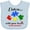 Blue, variant on Inktastic Autism Awareness Boys or Girls Baby Bib
