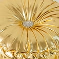 thumbnail image 4 of Circular Throw Pillows Pumpkin Pleated Handmade Metallic for Home Decor Bedroom Living Room Couch Bed Sofa, 4 of 5