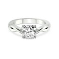 thumbnail image 3 of 3 Carat IGI Certified Radiant Shape Lab Grown Diamond Engagement Ring | 14K White Gold | Intertwine Bliss Solitaire Lab Diamond Ring | FG-VS1-VS2 Quality Friendly Diamonds, 3 of 5